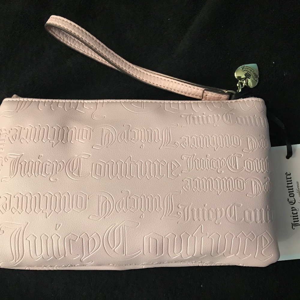 New JUICY COUTURE Pink Wristlet - Picture 6 of 6